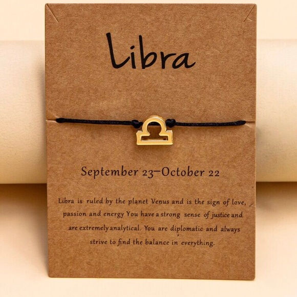 Jewelry - NWT Constellation Symbol Charm Bracelet - LIBRA